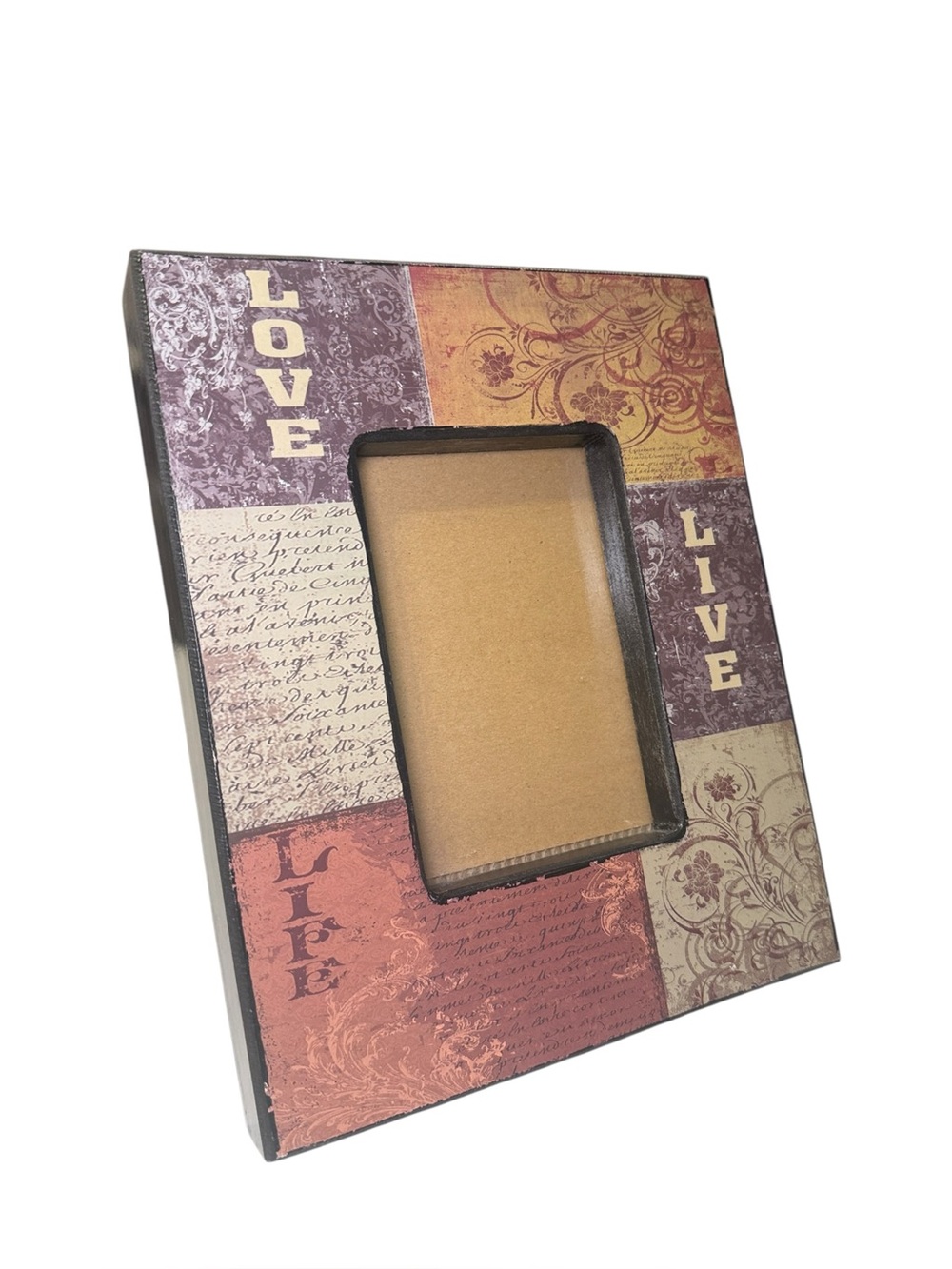 Hobby Lobby Love Live Life Decorative Photo Frame EUC